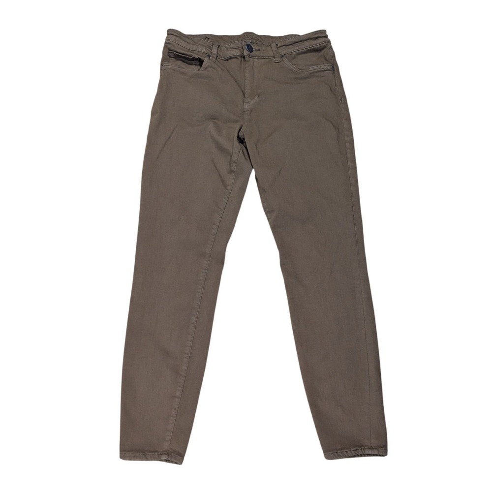 Kut From the Kloth Pants Brown High Rise Ankle Skinny Jeans Neutral Women's 8